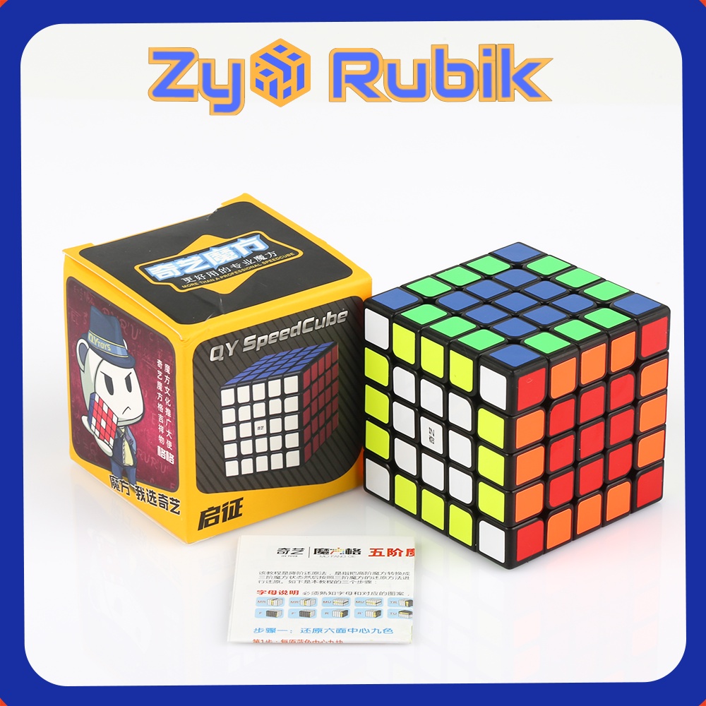 Rubik 5x5 QiYi Qizheng Black (Màu Đen) - Đồ Chơi Rubik 5 Tầng - ZyO Rubik