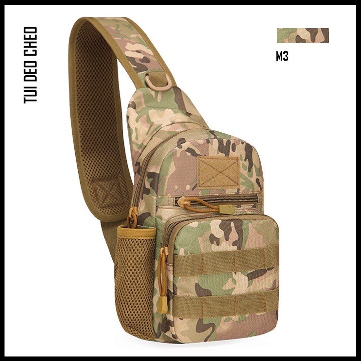 Túi Đeo Chéo Nam Nữ Chiến Thuật Đi Phượt, Dã Ngoại CHống Nước