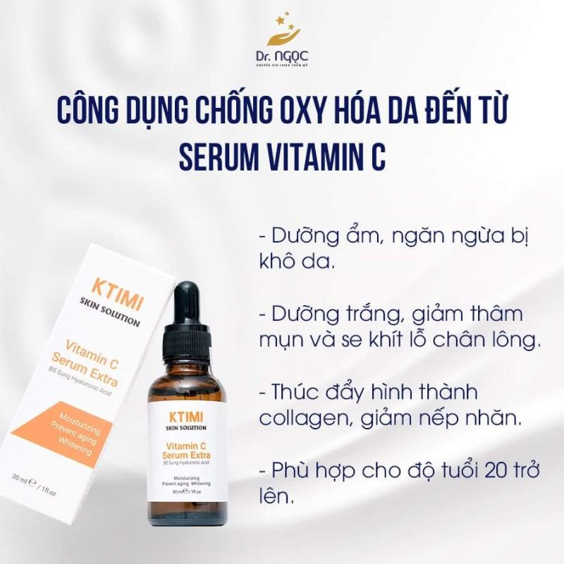 SERUM VTM C 30ml KTIMI DR Ngọc khuyên dùng