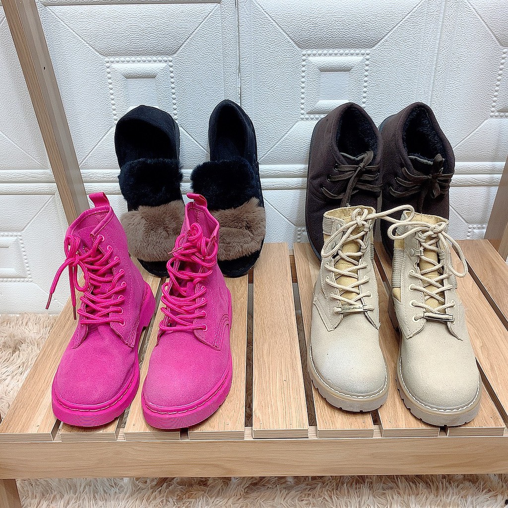 TL2 bốt lót lông boots độn đế cao thời trang nữ nhiều mẫu mã | BigBuy360 - bigbuy360.vn