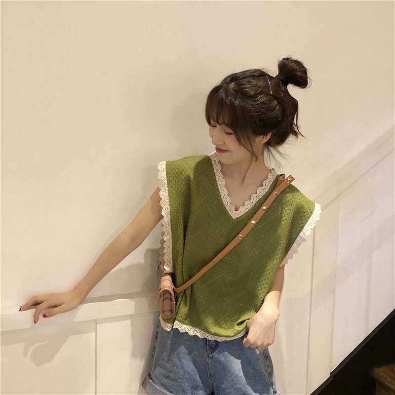 Áo Nữ Không Tay Thời Trang Hàn Quốc Xinh Xắn | BigBuy360 - bigbuy360.vn