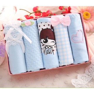 Hộp quà tặng 5 quần lót nữ cotton