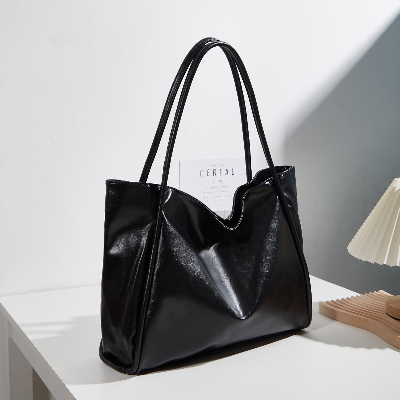 IELGY Túi Đeo Vai Cỡ Lớn Bằng Da Mềm Thời Trang Cho Nữ