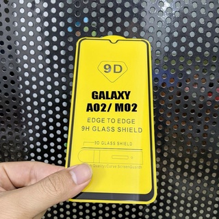 Kính cường lực full màn 9d samsung m02/ a02 siêu tốt.