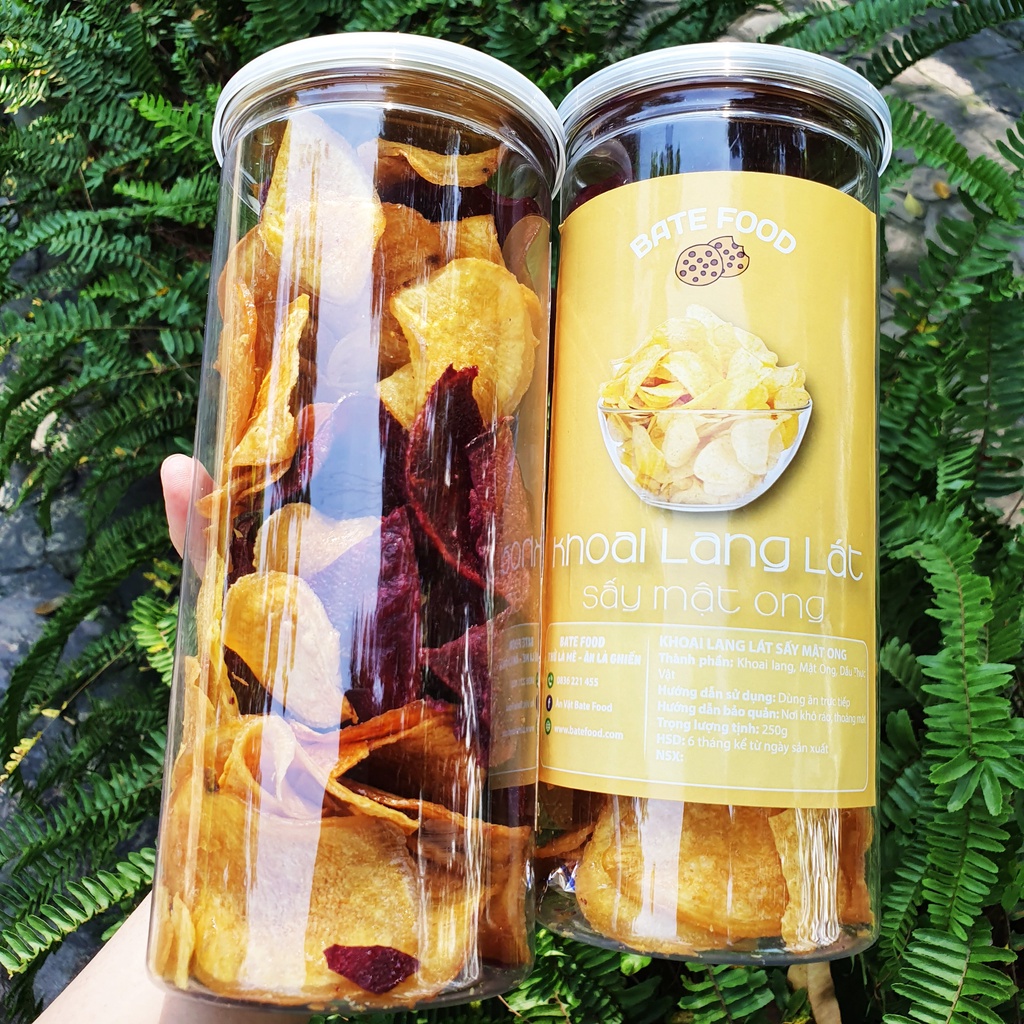 Khoai Lang Sấy Mật Ong 220gr - Đồ Ăn Vặt Ngon