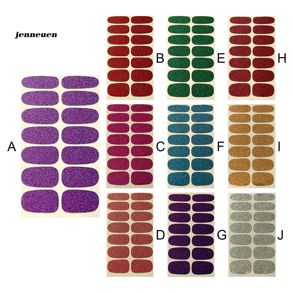 Miếng Dán Trang Trí Móng Tay Lấp Lánh Dễ Dàng Sử Dụng