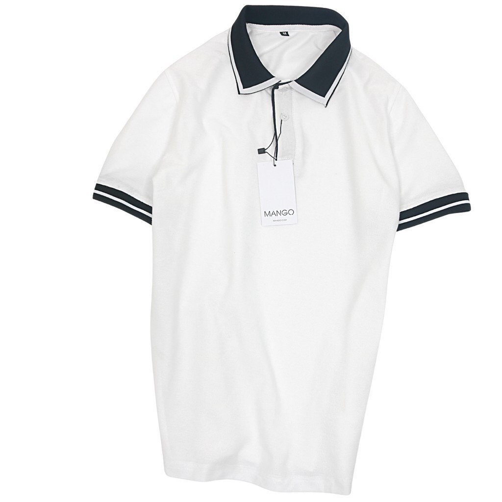Áo Polo nam cổ bẻ phối màu vải cá sấu Cotton xuất xịn, chuẩn form, sang trọng, lịch lãm P02 - GRAMEN | BigBuy360 - bigbuy360.vn