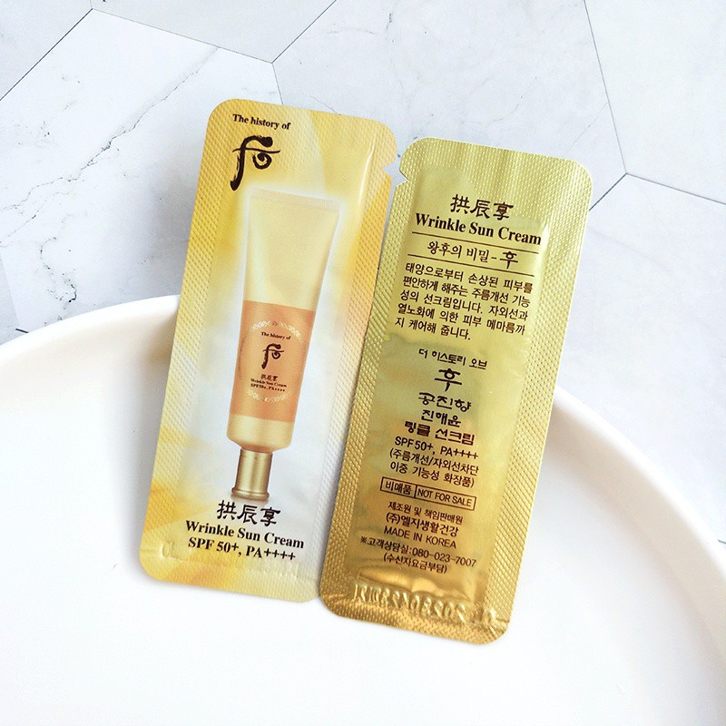 Kem chống nắng dạng gói nhỏ tiện lợi 1ml SPF 50+ WH14 | BigBuy360 - bigbuy360.vn