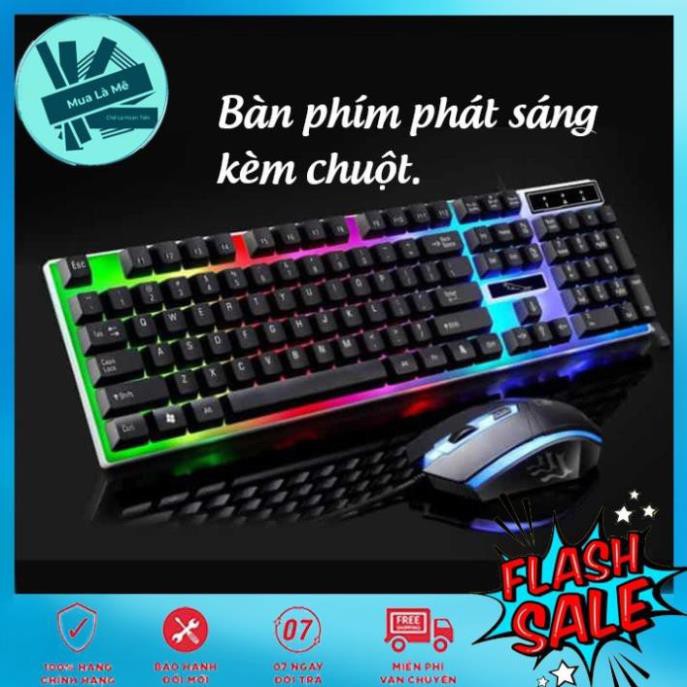 BÀN PHÍM GIẢ CƠ G21B FULL LED SIÊU BỀN, CHẾ ĐỘ LED 7 MÀU CỰC ĐẸP