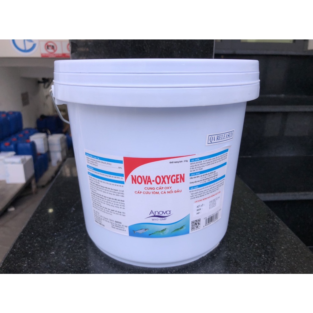Chế Phẩm Cung Cấp Oxy Cho Tôm Cá Anova Nova Oxygen Dạng Bột