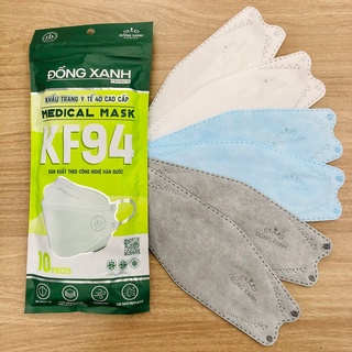 Khẩu trang KF94 Đồng Xanh Premium Mask