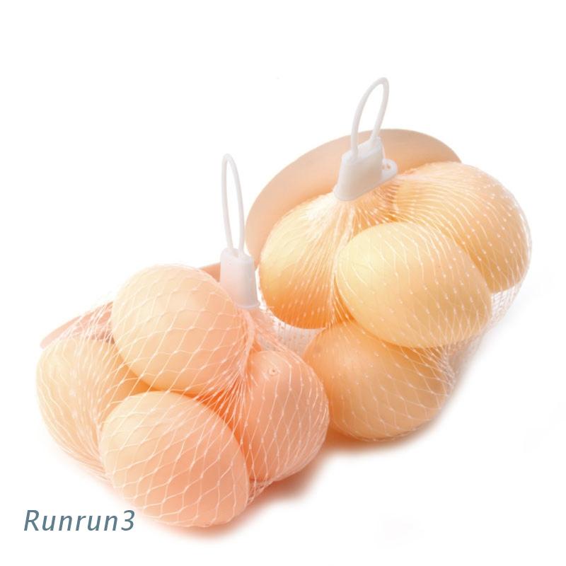 Bộ 5 Trứng Gà Giả Bằng Nhựa Độc Đáo Dùng Trang Trí