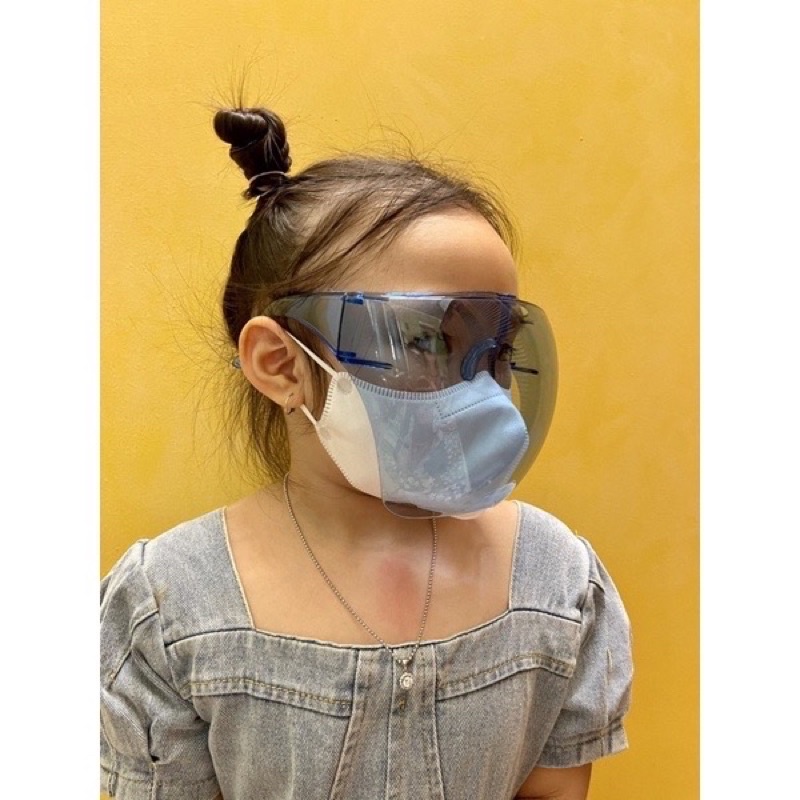 [CHÍNH HÃNG] Kính chắn giọt bắn TRẺ EM che hết mặt FACE SHIELD KID chống giọt bắn phòng dịch