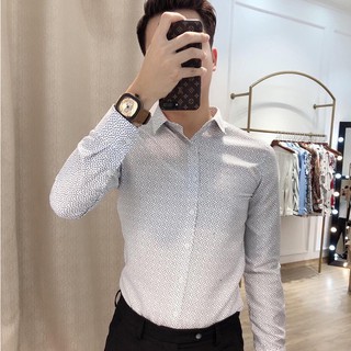 Áo sơ mi nam chất liệu slim fit