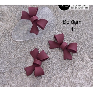 Nơ gắn móng  set 20 nơ，5 màu
