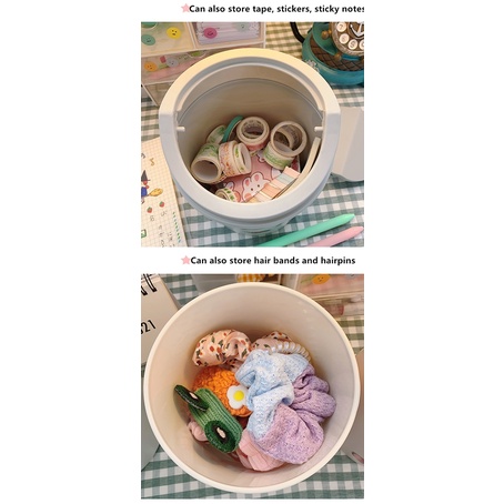 Thùng rác để bàn thiết kế dễ thương sáng tạo cho học sinh / văn phòng