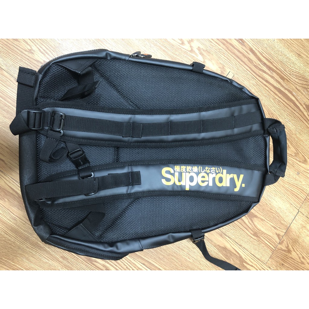 Balo chống nước xuất Nhật Superdry màu đen