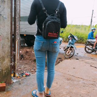 Túi đeo 2 kiểu vừa đeo chéo vừa balo - MINI