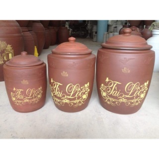 Hũ gạo gốm 15kg hũ gạo gốm 15kg