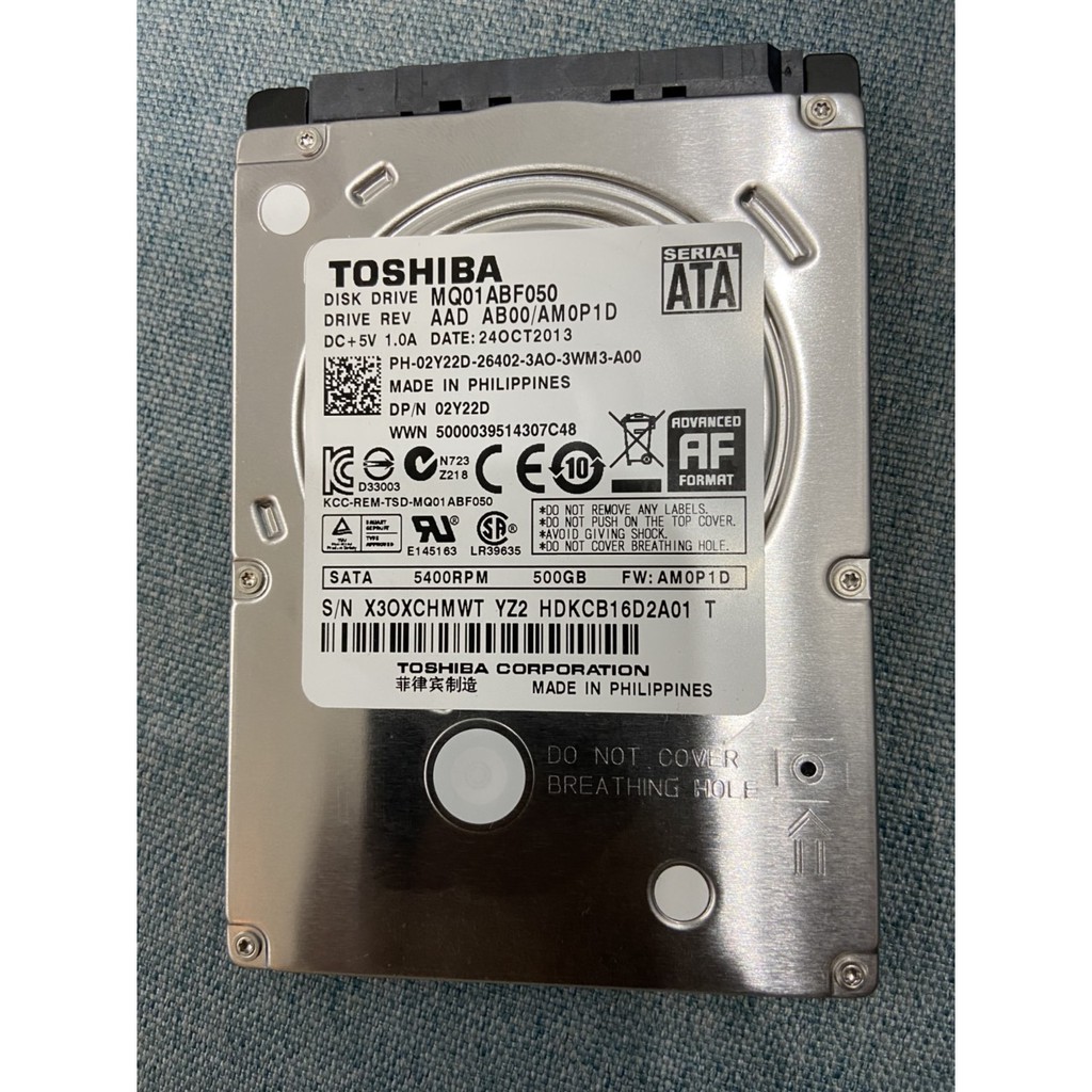 Ổ cứng HDD Laptop Toshiba 500Gb