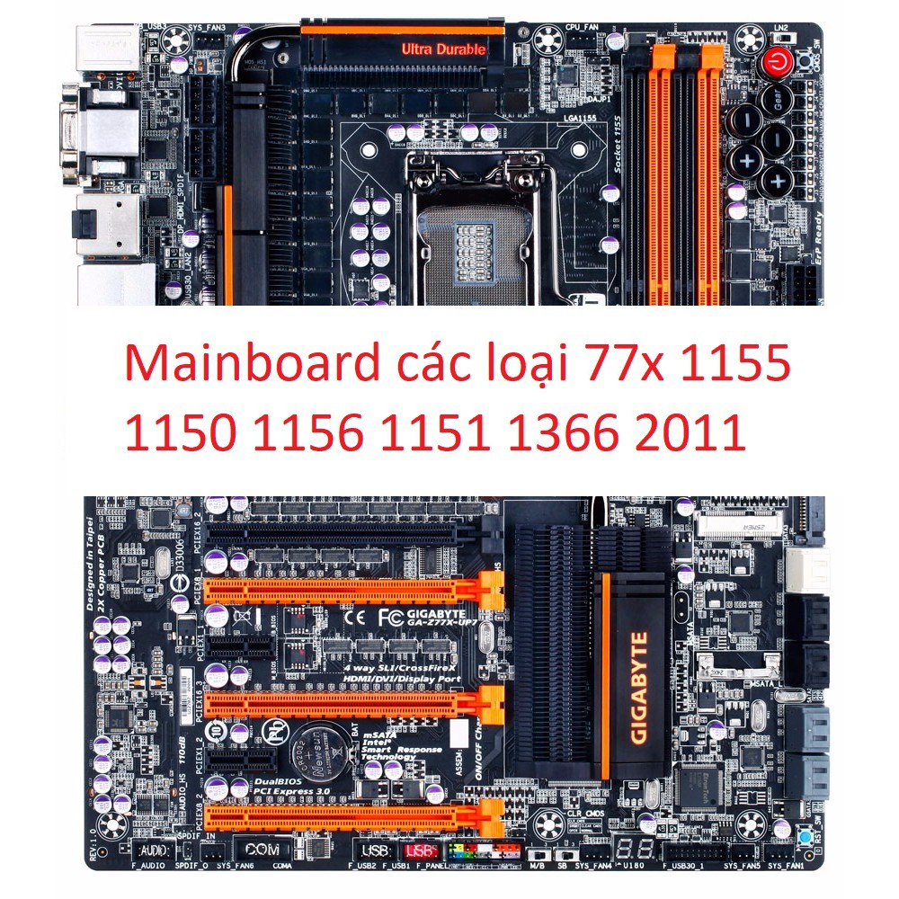 main mạch chủ g31 g41 h55 p55 h57 p57 h61 p61 h67 p67 z68 b75 z77 h81 b85 z87 h97 z97 h110 b250 z270 mainboard PC all