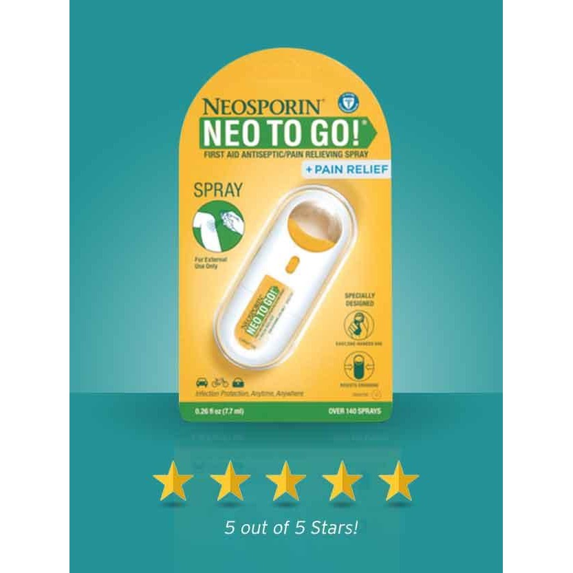 Xịt giảm đau khử trùng Neosporin Neo to Go