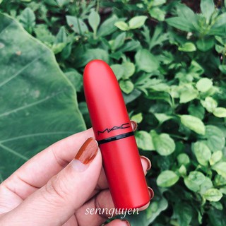 Son M·A·C Monochrome RUBYWOO dòng Limit (fullsize, hàng xách Usa, bill đầy đủ).