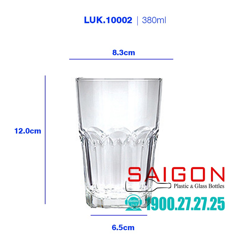 Ly Thủy Tinh Centra Hi Ball 380ml | 420ml , Nhập Khẩu Thái Lan | BigBuy360 - bigbuy360.vn
