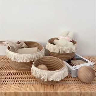 Giỏ đựng đồ dệt tay kiểu Pháp