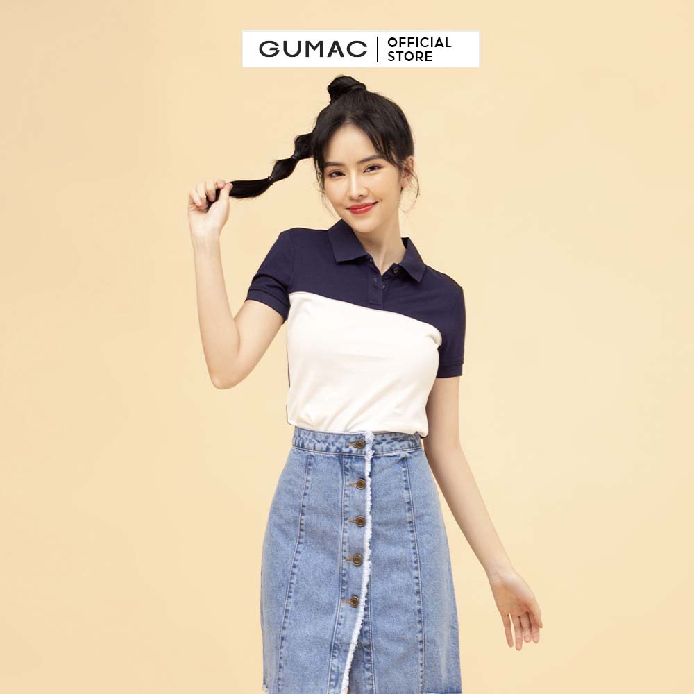 [Mã WABRGM11 giảm 10% đơn 250K] Áo polo nữ ATB6204 GUMAC