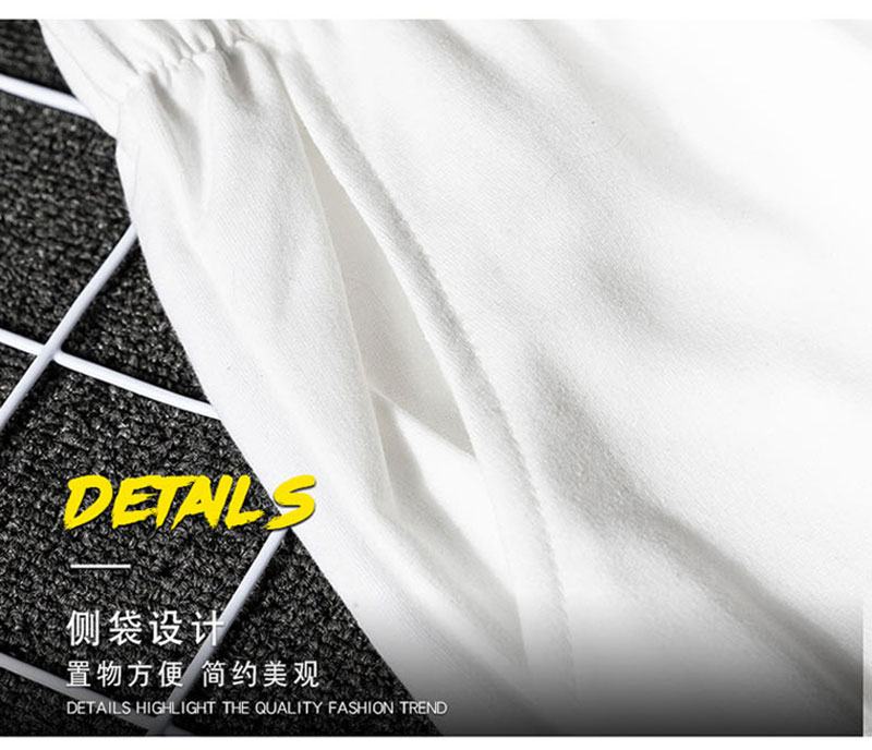 Quần short phong cách thể thao trang trí họa tiết thời trang đơn giản cho nam chất lượng cao