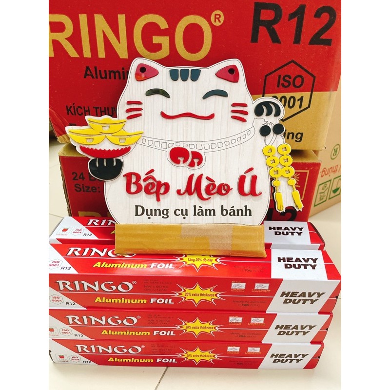 Giấy bạc Ringo R12 5mx30cm dùng để bọc và nướng thực phẩm