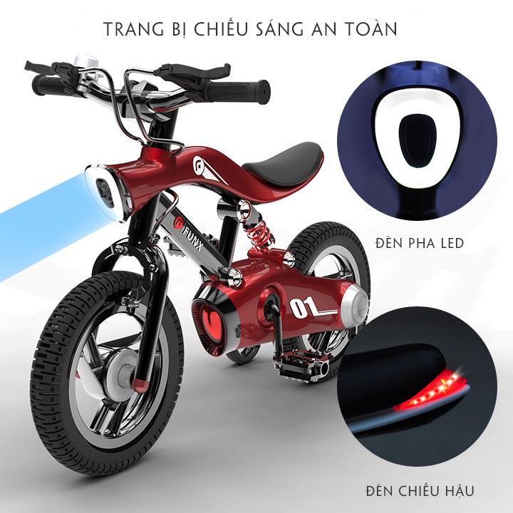 [HÀNG SIÊU SỊN] XE ĐẠP CHO BÉ TOPKIDS SIZE 12 CHO BÉ TỪ 2-4 TUỔI