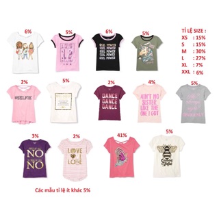 Áo Place bé gái size đại
