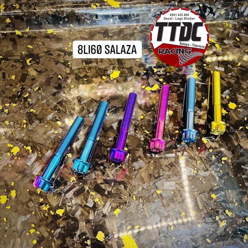 Ốc Titan Gr5 Đầu Salaza 8li gắn nhiều vị trí ✌🇹🇭