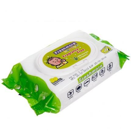 KHĂN ƯỚT FRESHMORE 80 TỜ KHÔNG MÙI