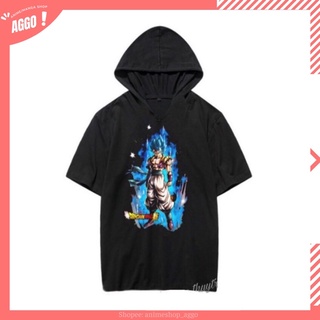 Áo Hoodie Tay Lửng in hình Songoku Dragon Ball màu đen( Đủ Size)
