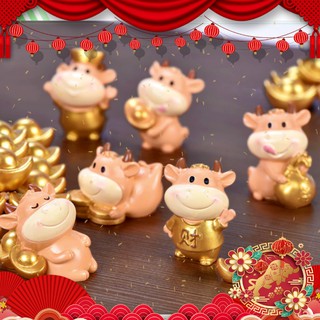 [MÃ DC0058] Tượng Trâu Vàng Chibi Trang Trí Tết Siêu Cấp Dễ Thương 2021 - Những Chú Trâu Đáng Yêu May Mắn