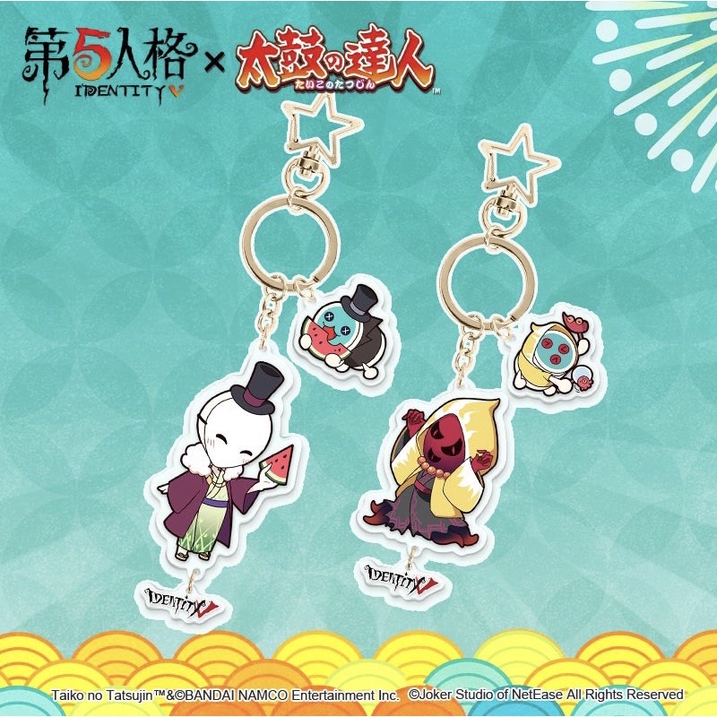Móc khoá acrylic Identity V chính hãng NetEase - Móc khoá đa năng trong suốt búp bê Identity