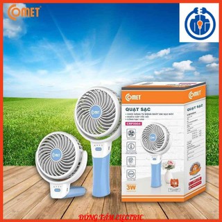 ⚡NOW SHIP 1H⚡ Quạt sạc cầm tay Comet CRF0904 Cao cấp chính hãng 100%