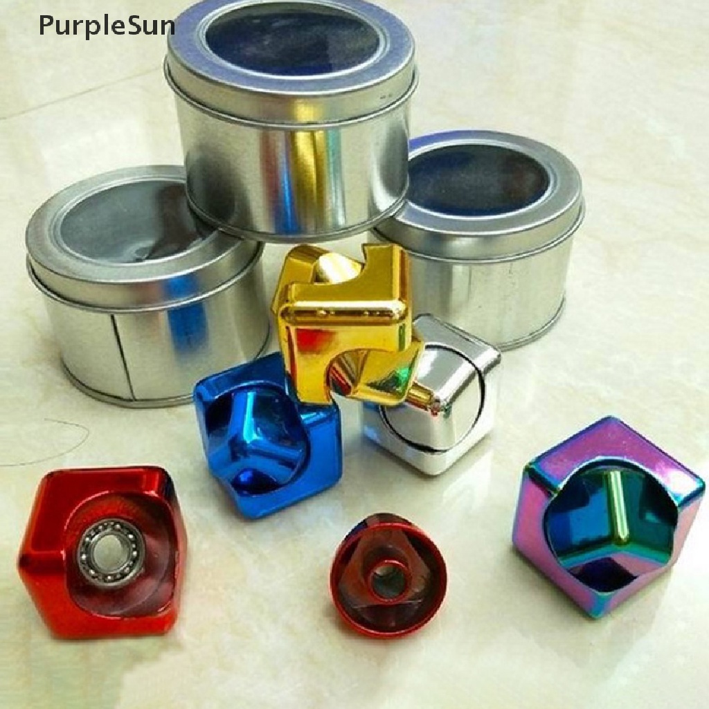 Con quay đồ chơi Fidget Spinner bằng hợp kim hình vuông giúp giảm stress