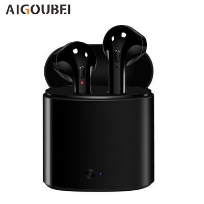 I7s TWS Apple Airpods Tai nghe Bluetooth không dây Android Tai nghe Đen Sẵn sàng Giao hàng nhanh