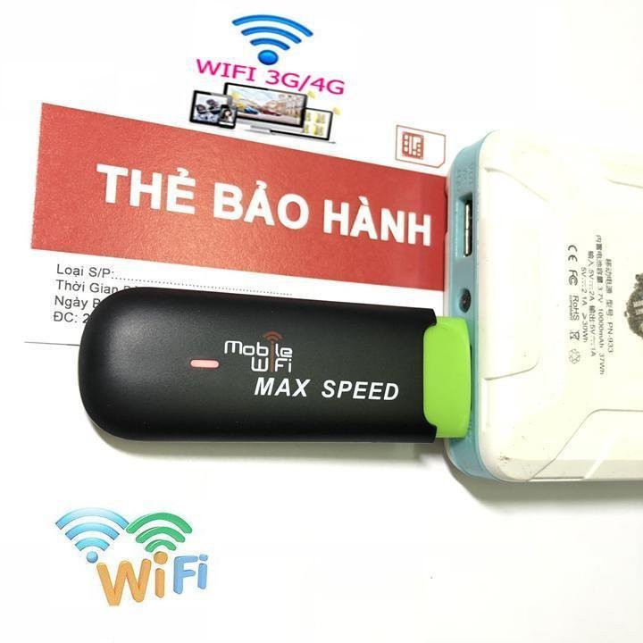 Thiết bị phát WIFI cầm tay MAX SPEED, thả nga lướt wed, chơi game, tương thích nhiều dòng sim, kết nối muôn nơi