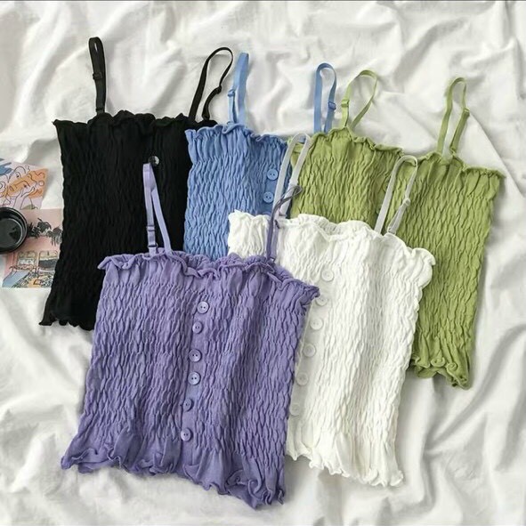 Áo chun 2 dây full màu