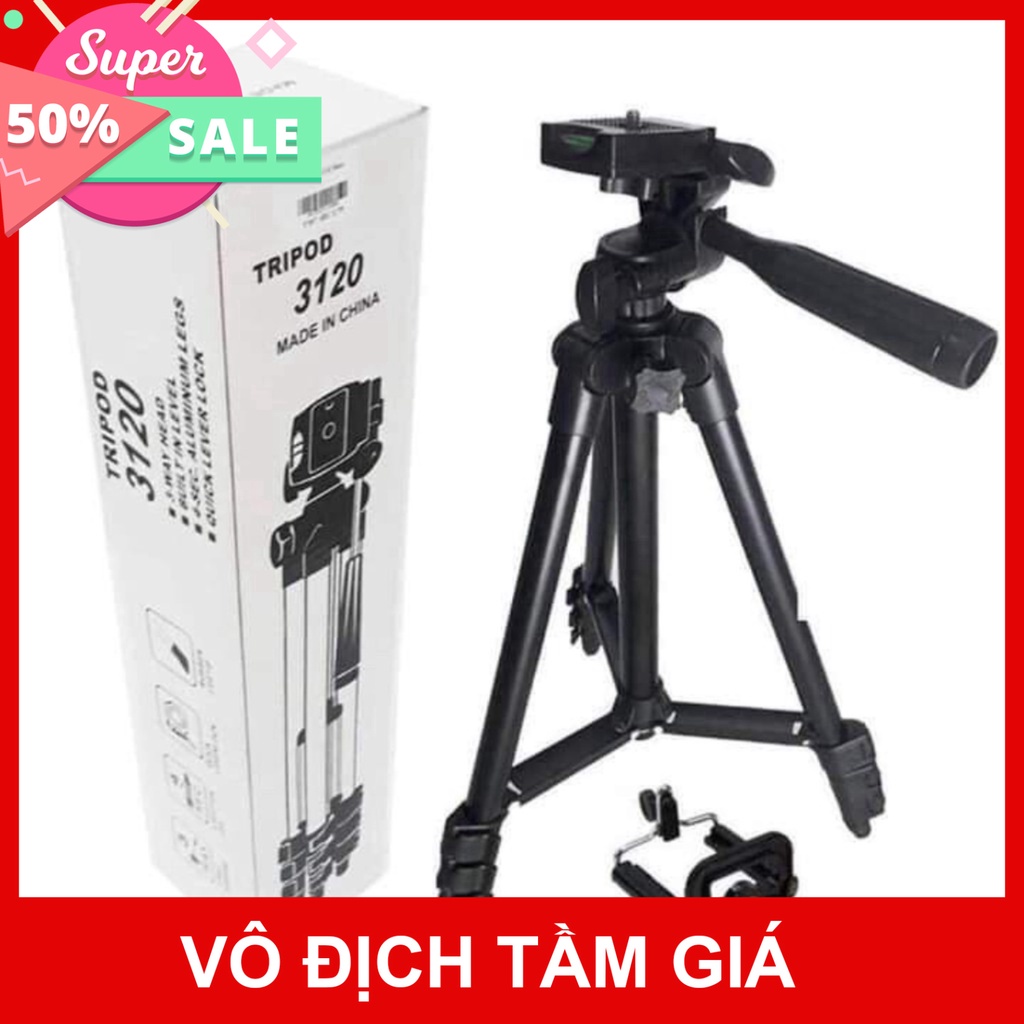 (Sale) Giá Đỡ Điện Thoại Tripod. Gậy Chụp Ảnh 3 Chân livestream. Gậy livestream Quay Video Tiktok Tripod TGPK8999