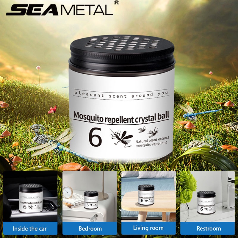 SEAMETAL Hộp 5 Loại Hạt Pha Lê Thơm Cho Xe Hơi