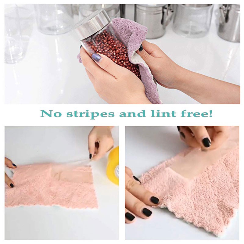 Khăn lau chùi làm sạch siêu thấm hút thiết kế dày chất lượng cao tiện lợi