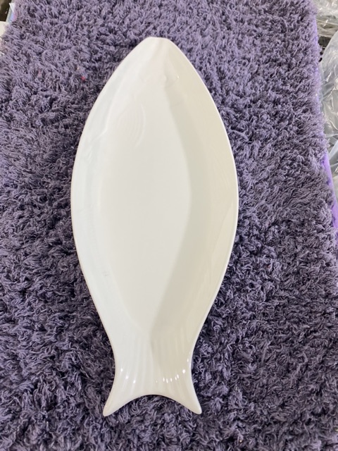 Đĩa Sứ Hình Đựng Nguyên Cá Bát Tràng cao cấp