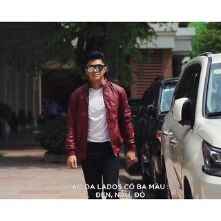 Lados Blade ĐỎ - Áo Da Nam Lót Lông Cao Cấp