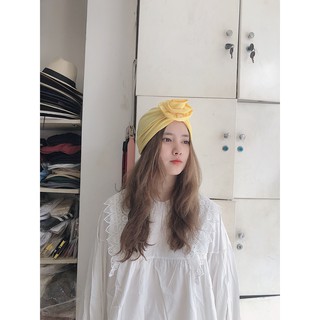 Nón turban xếp li thời trang boho